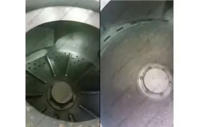 После мойки, обезжиривание