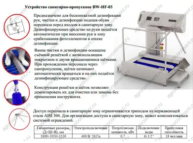 Станция гигиены BW-HF-03