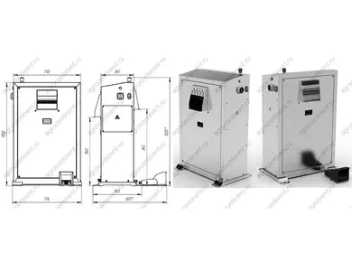 Машина для снятия копыт BW-DU - схема